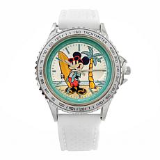 "As Is" Disney Summer Surfing Silicone Strap Watch