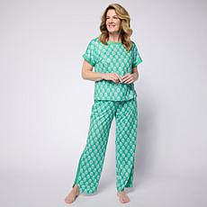 "As Is" Dreamlounge Celebrate Summer Pajamas 2-piece Set