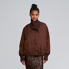 "As Is" Elle Get the Look Oversized Bomber Coat