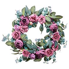 "As Is" Emryn House 24" Floral Wreath