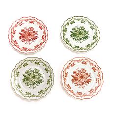 "As Is" Emryn House 8" Decorative Ceramic Plates - Set of 4