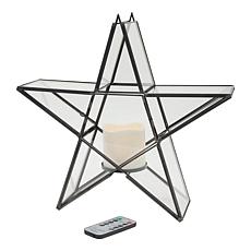 "As Is" Emryn House Lantern with LED Candle and Remote