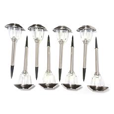 "As Is" Eveready 8-piece Solar Color on Demand Pathway Lights