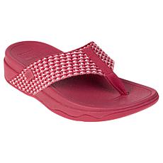 "As Is" Fitflop Surfa Multi-Tone Webbing Toe-Post Flip-Flops