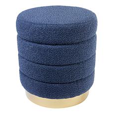 "As Is" G by Giuliana Boucle Storage Ottoman