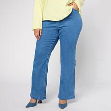 "As Is" G by Giuliana G5 Stretch Denim Skinny Flared Leg Jean