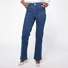 "As Is" G by Giuliana G5 Stretch Denim Skinny Flared Leg Jean