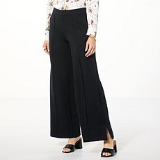 "As Is" G by Giuliana Ponte Knit Wide Leg Trouser
