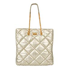 "As Is" G by Giuliana Quilted Nylon Chain Tote