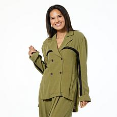 "As Is" GREY by Jhoan Sebastian Grey Linen-Blend Capsule Blazer