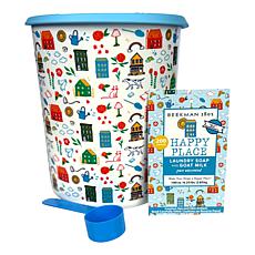 "As Is" Happy Place 4-in-1 Goat Milk+ 200-Load Laundry Soap in Tupp...