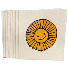 "As Is" Happy Place Reusable Dish Cloths - 8-pack