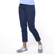 "As Is" HUE Denim Skimmer Straight Leg Pant