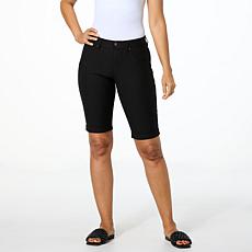 "As Is" HUE Essential Cuffed Denim Short