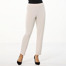 "As Is" IMAN Global Chic Jersey Knit Slim-Leg Pull-On Pant