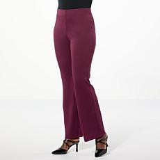 "As Is" IMAN Global Chic Ponte Knit Bootcut Pant