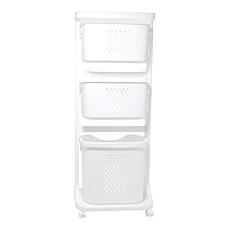 "As Is" Improvements 3-Tier Utility Basket Set with Handles