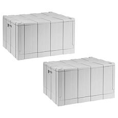 "As Is" Improvements Heavy Duty Large Capacity Storage Box - 2-pack
