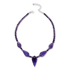 "As Is" Jay King Gallery Collection Amethyst 18" Necklace