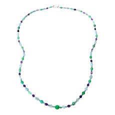 "As Is" Jay King Multicolor Multigemstone Bead 36" Necklace