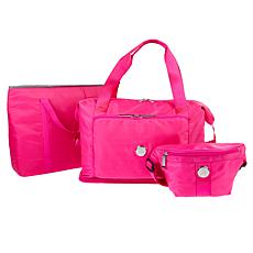 "As Is" Joy CleanBoss Expandable Pop Tote with Belt Bag & New Coole...