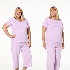 "As Is" Joy Collection Cool & Clean Two Performance Tees w/Headband 