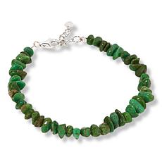 "As Is" KALIFANO Green Anhui Turquoise Bracelet