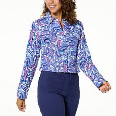 "As Is" kathy ireland® Fashion 360 Paradise Pleasure Paisley-Print ...