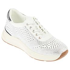 "As Is" Kenneth Cole Reaction Cindy Stretch Knit Jewel Sneaker