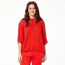 "As Is" LB70 by Lloyd Boston Excursion Open Stitch Top