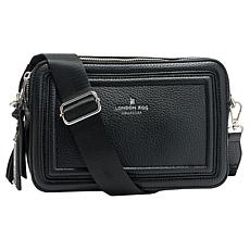 "As Is" London Fog Mile Camera Crossbody Bag with Adjustable Strap