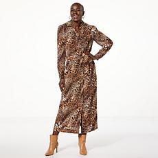 Online Badgley Mischka • Mark & James Cheetah Crawl Dress