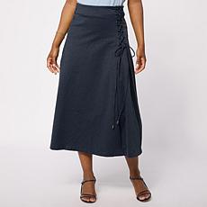 "As Is" Mark & James by Badgley Mischka High-Waisted A-Line Skirt