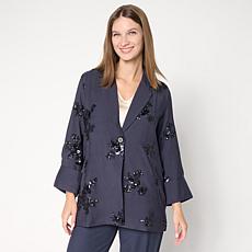 "As Is" MarlaWynne Embellished Sequin Jacket