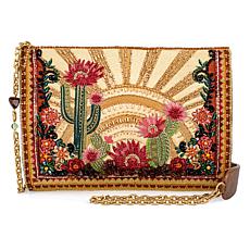 "As Is" Mary Frances Hand-Beaded Crossbody Handbag