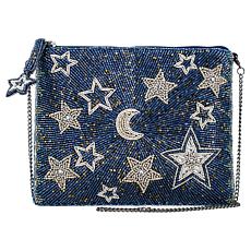 "As Is" Mary Frances Hand-Beaded Mini Crossbody Handbag