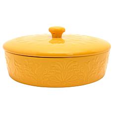 "As Is" Mesa Mia by Jenny Martinez 9.6" Stoneware Tortilla Warmer