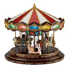 "As Is" Mr. Christmas Marquee Deluxe Carousel with LED Lights