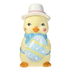 "As Is" Mr. Cottontail Ceramic LED Illuminated Easter Chick