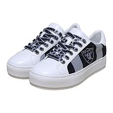 "As Is" Officially Licensed NFL Lace-Up Sparkle Sneaker by Cuce Sho...