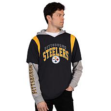 "As Is" Officially Licensed NFL Men's Lg-Slve Fashion Layr Top by Glll