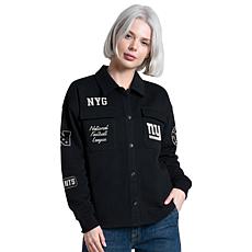 "As Is" Officially Licensed NFL Women's Collared Shacket