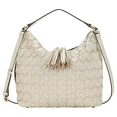"As Is" Patricia Nash Maissana Braided Leather Hobo Crossbody