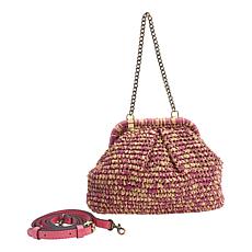 "As Is" Patricia Nash Morgane Frame Woven Crossbody