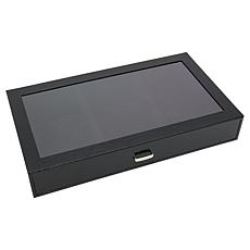 "As Is" Prestige™ Croco-Embossed Single Drawer Jewelry Box - 8-Comp...