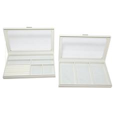 "As Is" Prestige™ Set of 2 Large Stackable Jewelry Boxes - Smooth F...