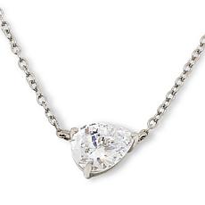 "As Is" Radiance by Absolute™ 16" East-West Solitaire Necklace