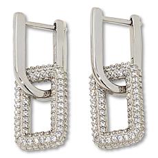 "As Is" Radiance by Absolute™ 3.01ctw Paperclip Rectangle Dangle Ea...