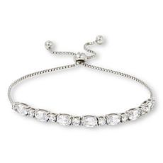 "As Is" Radiance by Absolute™ 6.55ctw Round and Oval Bolo Bracelet