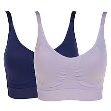 "As Is" Rhonda Shear 2-pack Lace Back Ahh Bra